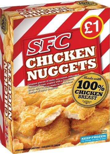 Picture of FROZEN SFC CHICKEN NUGGETS 12X200G £1.00 PMP