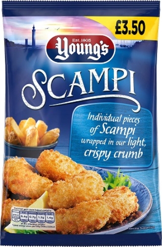 Picture of FROZEN YOUNGS SCAMPI 12X220G £3.50 PMP