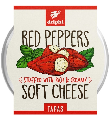 Picture of DELPHI RED PEPPERS WITH SOFT CHEESE 135G