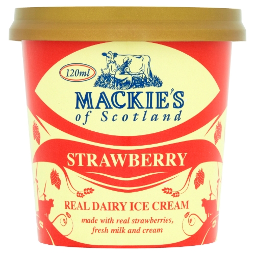 Picture of FROZEN MACKIES STAWBERRY ICE CREAM 12x120ML