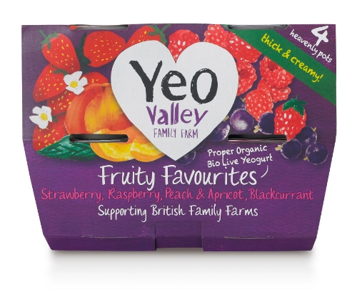 Picture of YEO VALLEY FRUITY FAVOURITES 4X4X125G