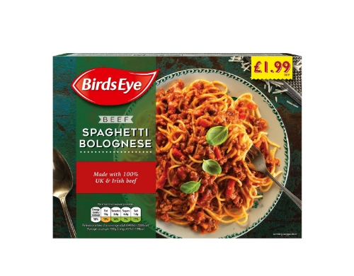 Picture of FROZEN BIRDS EYE BEEF SPAGHETTI BOLOGNESE 6X400G £1.99 PMP