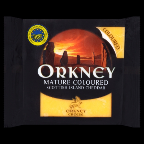Picture of ORKNEY MATURE COLOURED CHEDDAR 14x200G