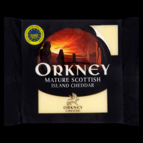 Picture of ORKNEY MATURE WHITE CHEDDAR 14x200G