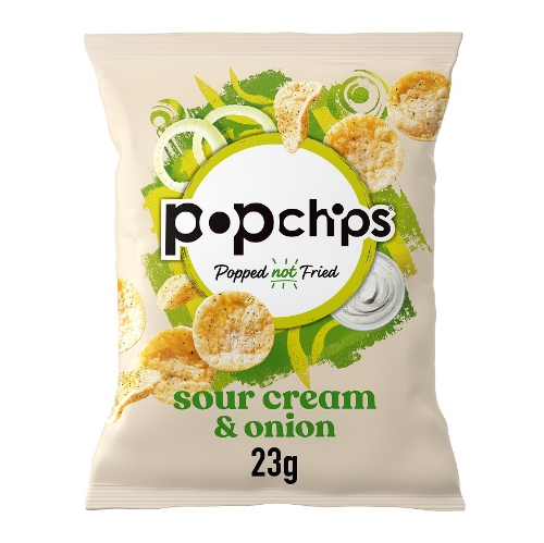 Picture of POPCHIPS SOUR CREAM & ONION 24X23G