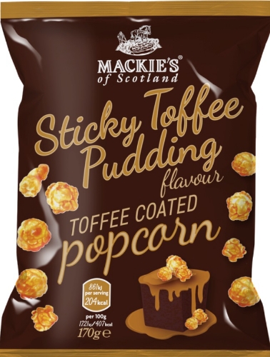 Picture of MACKIES STICKY TOFFEE PUDDING POPCORN 8X170G
