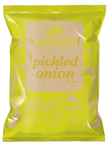 Picture of MACKIES PICKLED ONION CRISPS 12x150G