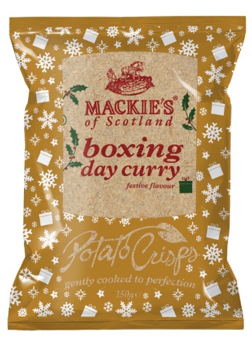 Picture of MACKIES BOXING DAY CURRY CRISPS 12x150G