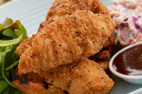 Picture of FROZEN REMKES SOUTHERN FRIED CHICKEN GOUJONS 5x1KG
