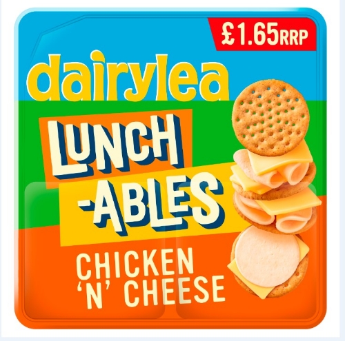 Picture of DAIRYLEA LUNCHABLES CHICKEN N CHEESE 12X68.3G £1.65 PMP