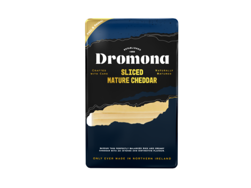 Picture of DROMONA SLICED MATURE CHEDDAR 6X160G