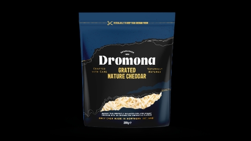 Picture of DROMONA GRATED MATURE WHITE CHEDDAR 6x200G