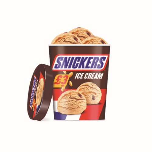 Picture of FROZEN SNICKERS ICE CREAM TUB 8X500ML £3.00 PMP