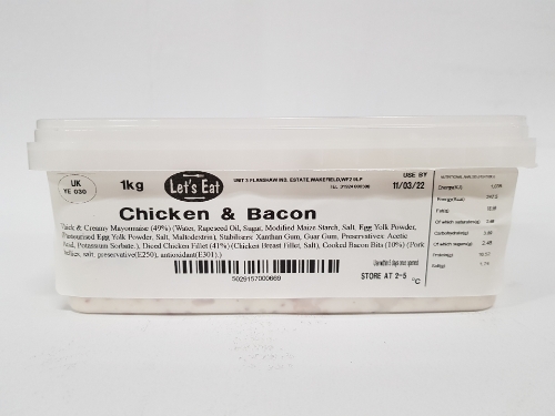 Picture of LET'S EAT CHICKEN AND BACON 1KG