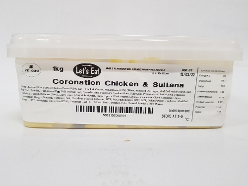 Picture of LET'S EAT CORONATION CHICKEN & SULTANA 1KG