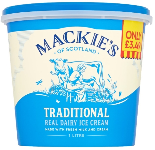 Picture of FROZEN MACKIES TRADITIONAL ICE CREAM 6x1LT £3.49 PMP