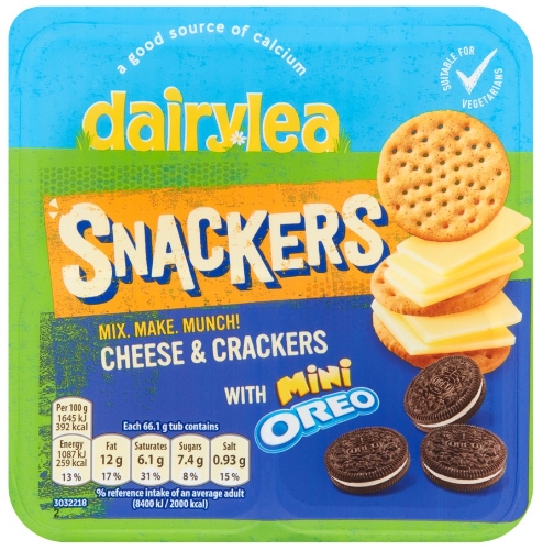 Picture of DAIRYLEA SNACKERS CHEESE CRACKERS & OREO 10x66.1G