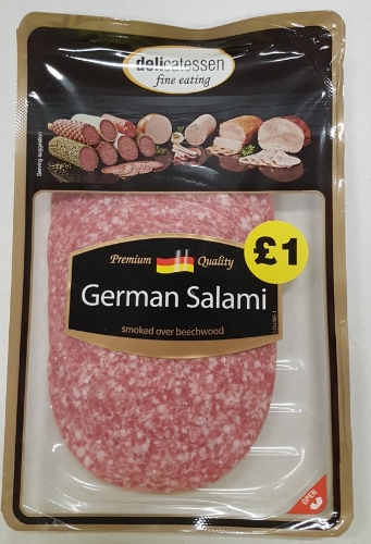 Picture of GERMAN SALAMI SLICED 80G £1.00 PMP 