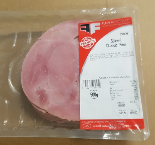 Picture of SLICED CLASSIC HAM 100% 500G