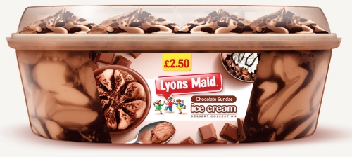 Picture of FROZEN LYONS MAID CHOCOLATE SUNDAE 8X900ML £2.50 PMP