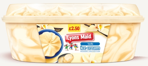 Picture of FROZEN LYONS MAID VANILLA 8X900ML £2.50 PMP