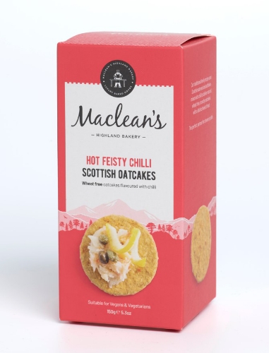 Picture of MACLEANS HOT FIESTY CHILLI OATCAKES 15X150G