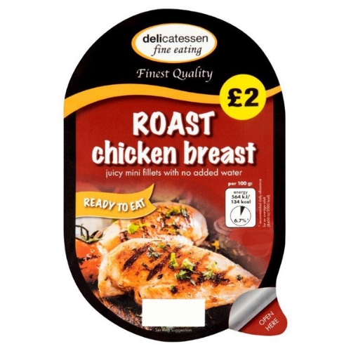 Picture of ROAST CHICKEN BREAST FILLET 6x125G £2.00 PMP