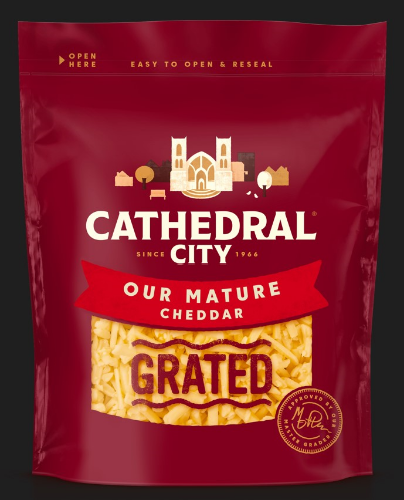 Picture of CATHEDRAL CITY MATURE GRATED WHITE CHEDDAR 7x180G