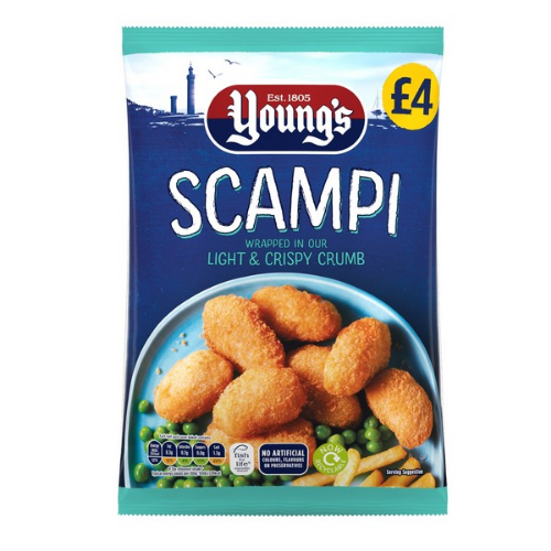 Picture of FROZEN YOUNGS SCAMPI 12X220G £4.00 PMP