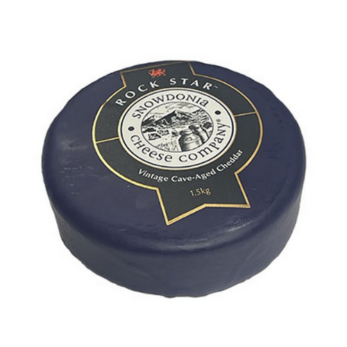 Picture of ROCK STAR SNOWDONIA VINTAGE CAVE AGED WAXED CHEDDAR 1.5KG