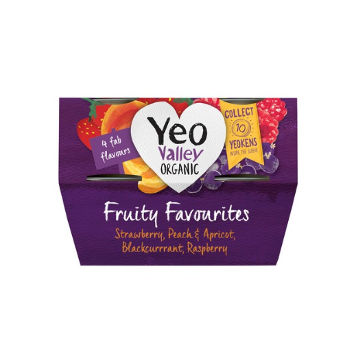 Picture of YEO VALLEY FRUITY FAVOURITES 4X4X110G 
