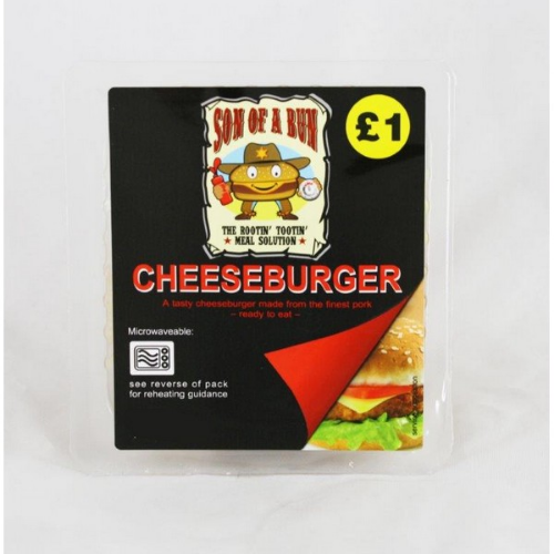 Picture of SON OF BUN CHEESE BURGER 8x130G £1.00 PMP