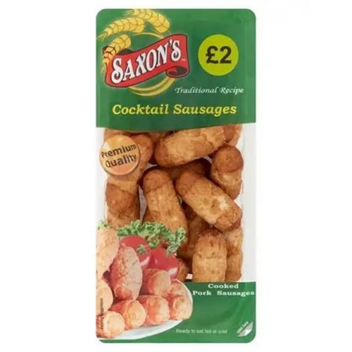 Picture of SAXON COOKED PORK COCKTAIL SAUSAGES 6x240G £2.00 PMP