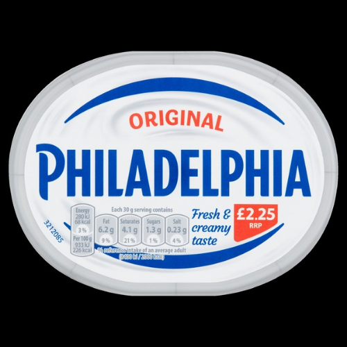 Picture of PHILADELPHIA ORIGINAL SOFT CHEESE 10x165G PMP £2.25