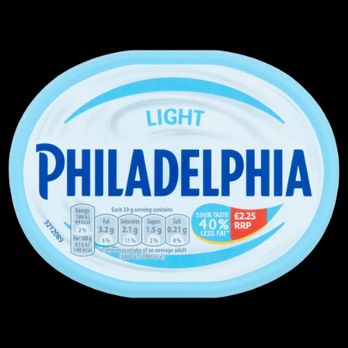 Picture of PHILADELPHIA LIGHT SOFT CHEESE 10x165G PMP £2.25  
