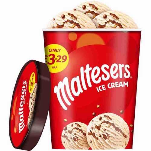 Picture of FROZEN MALTESERS ICE CREAM TUB 8X500ML £3.29 PMP 
