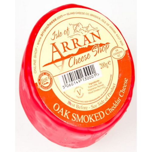 Picture of ARRAN CHEDDAR OAK SMOKED TRUCKLE 200G
