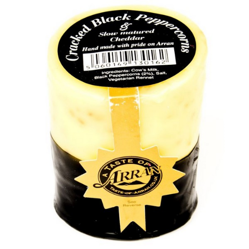 Picture of ARRAN CANDLE CRACKED BLACK PEPPERCORNS TRUCKLE 200G