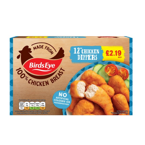 Picture of FROZEN BIRDS EYE 12 CHICKEN DIPPERS 8X220G £2.19 PMP