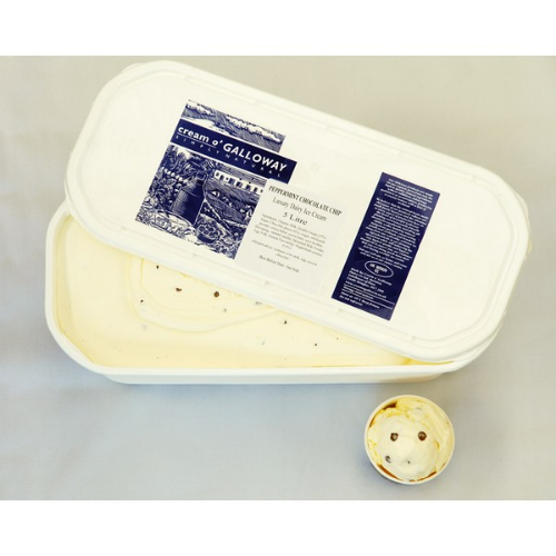 Picture of FROZEN CREAM O GALLOWAY PEPPERMINT CHOC CHIP ICE CREAM 4.5LTR