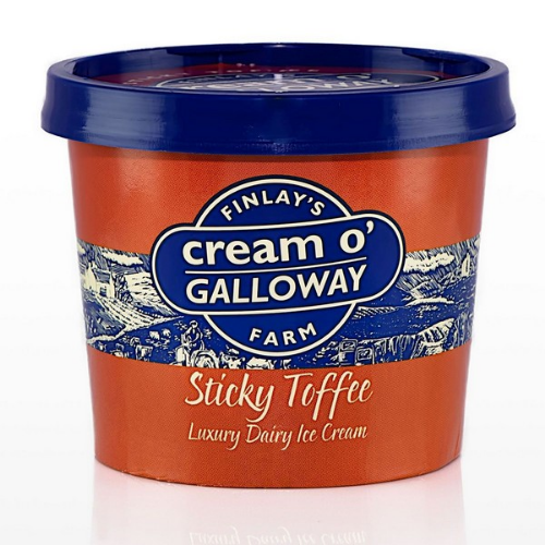 Picture of FROZEN CREAM O GALLOWAY STICKY TOFFEE ICE CREAM 12x100ML