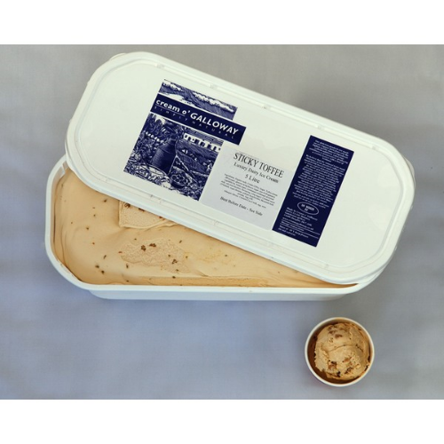 Picture of FROZEN CREAM O GALLOWAY STICKY TOFFEE ICE CREAM 4.5LTR