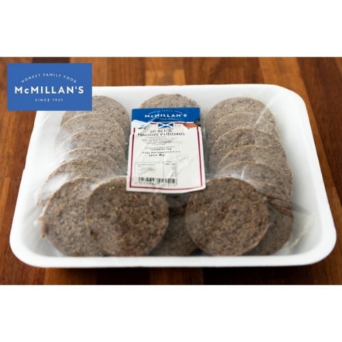 Picture of HAGGIS PUDDING SLICED 20s MCMILLANS 1KG