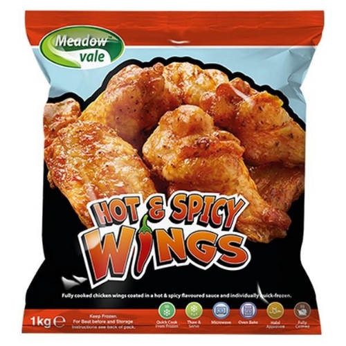 Picture of FROZEN MEADOW VALE HOT & SPICY WINGS 3X1KG