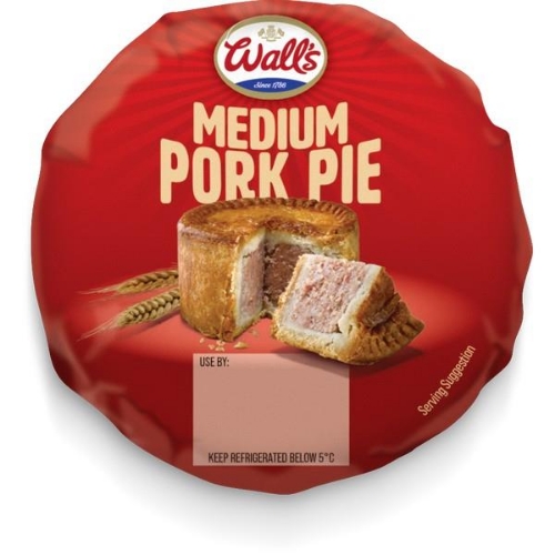 Picture of WALLS MEDIUM PORK PIE 295G 