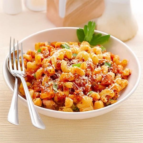 Picture of FROZEN AUTHENTIC CHICKEN AND SPICY CHORIZO PASTA 12X400G