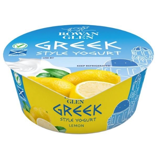 Picture of ROWAN GLEN BIO GREEK STYLE LEMON YOGURT 150G