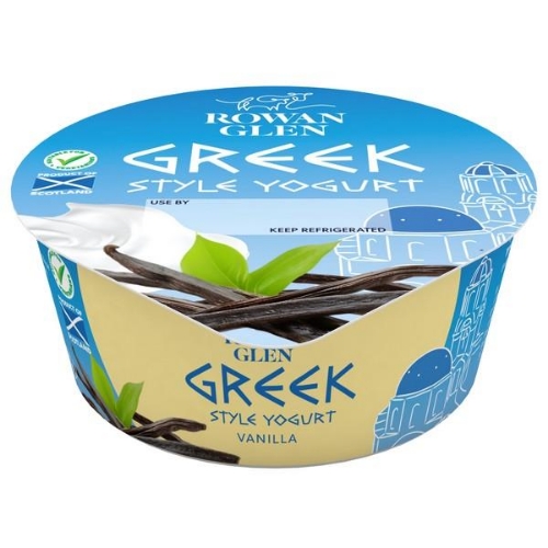 Picture of ROWAN GLEN BIO GREEK STYLE VANILLA YOGURT 150G