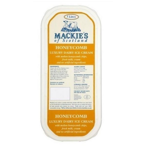 Picture of FROZEN MACKIES HONEYCOMB ICE CREAM 5LT