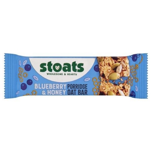 Picture of STOATS BLUEBERRY & HONEY PORRIDGE BARS 24X42G 